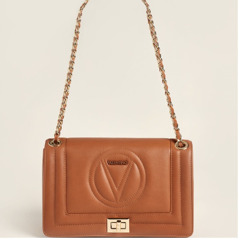 BRAND NEW VALENTINO caramel purse